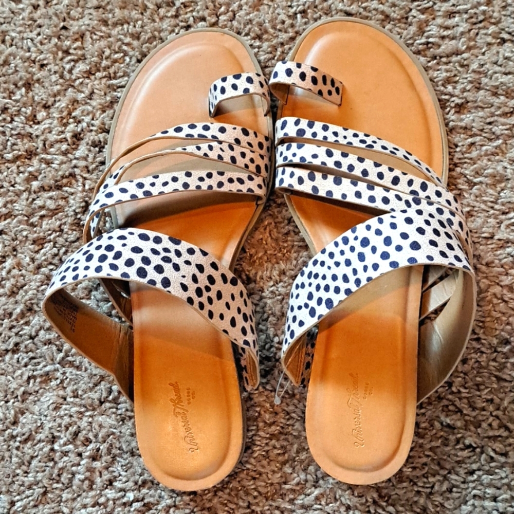 New Cheetah print Vegan Sandles